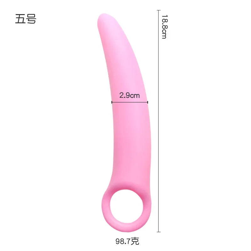 1pc Silicone Crescent Anal Plug Female Butt Plug Dildo Anal Stimulation G-Spot Masturbation Adult Sex Toys for Women Men