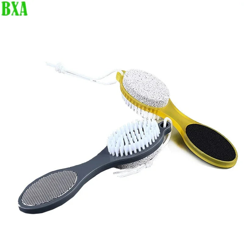 BXA Foot File Pumice Stone 1pc Dead Skin Remover Brush Pedicure Grinding Tool Random Color Hot Selling 4 Side Use