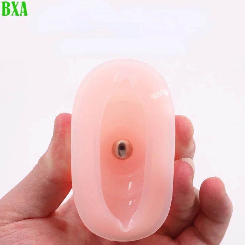 BXA Silicone Vacuum Cup Body Massager Anti Cellulite Vacuum Cans Silicone Suction Cups Back Neck Full Body Massage Helper