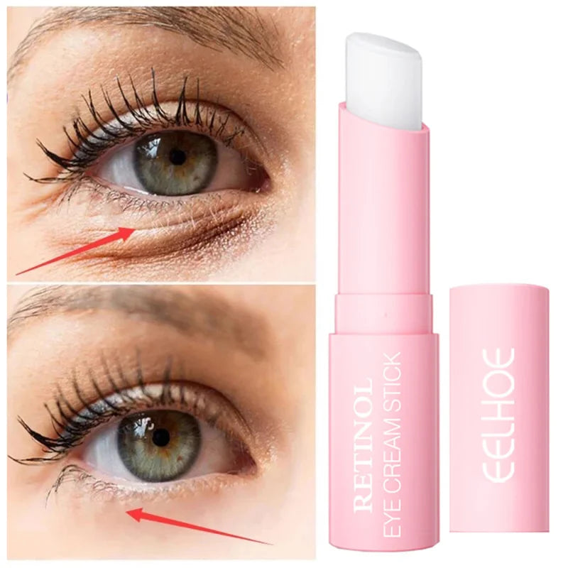 Eye Skin Care Anti-wrinkle Eye Cream Retinol Anti Puffiness Remove Dark Circles Eye Bag Stick Fade Fine Line White Moisturizing