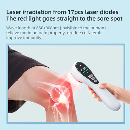 NEW Laser Red Light Therapy Device 650nm 808nm Low Level Cold Laser Arthritis Physical Therapy Equipment Relax Health Care