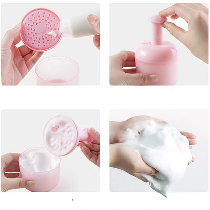 Portable Foaming Clean Tool Simple Face Cleanser Shower Bath Shampoo Foam Maker Bubble Foamer Device Cleansing Cream Reusable