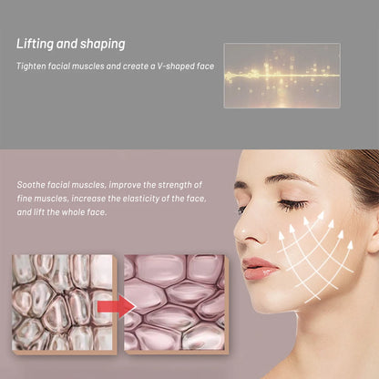 EMS Face Lifting Roller Double Chin V Face Shape Facial Massager Chin Cheek Slim Slim Face Lifting Belt Skin Care Tool