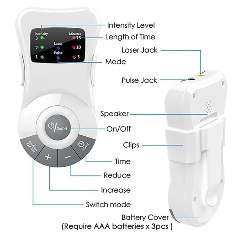 Nose Care Rhinitis Treatment Allergy Relief Low Frequency Laser Allergy Rhinitis Sinusitis Anti-snoring Treatment Device Massage
