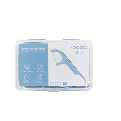 6 Box 300pcs SOOCAS Professional Dental Flosser Ergonomic Design FDA Testing Food Grade-New/Old Versions Delivered Randomly