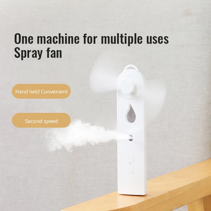 30ML Portable Face Steamer with Fan Face Sprayer USB Sprayer Nano Face Steamer Humidifier Moisturizing Feminine Skin Care Tool