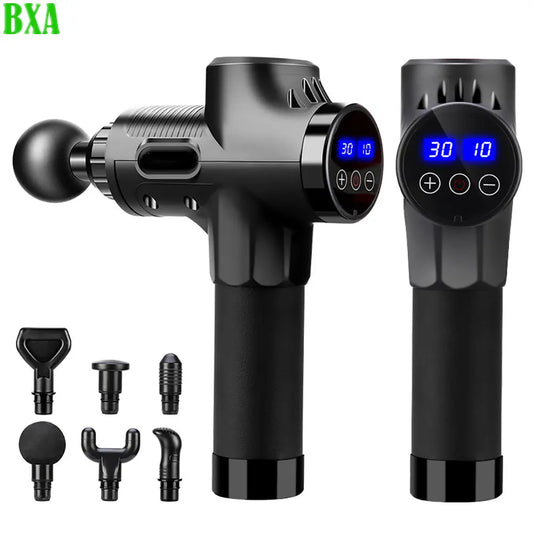 New Massage Stick High Frequency Massage Gun Body Muscle Relaxation Electric Massager with Portable Bag Therapy Gun fitness