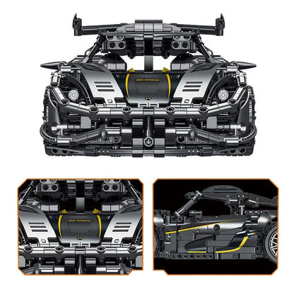 1505PCS Technical MOC Super Speed Car Building Blocks Sport Racing Vehicle Assemble Bricks Toys for Boy Friend