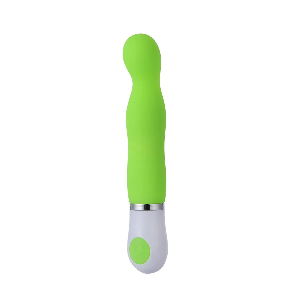 Soft Silicone Silent Vibration Flirting G-Spot Vibrator AV Wand Massager Masturbator Simple Sex Toys for Women