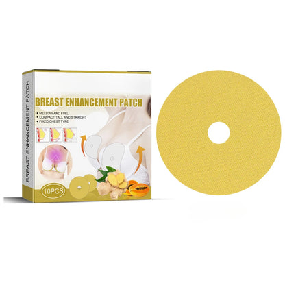 10PCS Breast Enhancement Pads Ginger Botanical Ingredients Sexy Chest Lifting and Firming Large Chest Cream Breast Patch Care