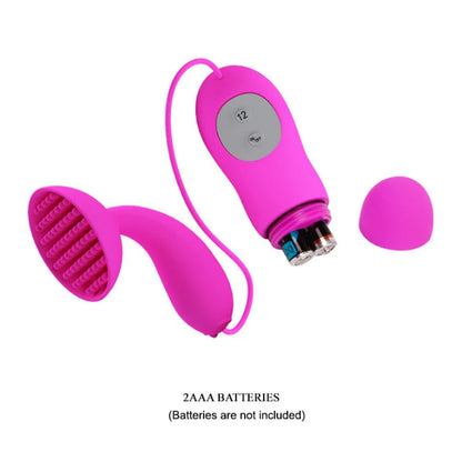 Soft Silicone Mushroom 12-Frequency Vibration Pussy Pump Clit Vibrator Clitoral Stimulator Masturbator Sex Toy for Women