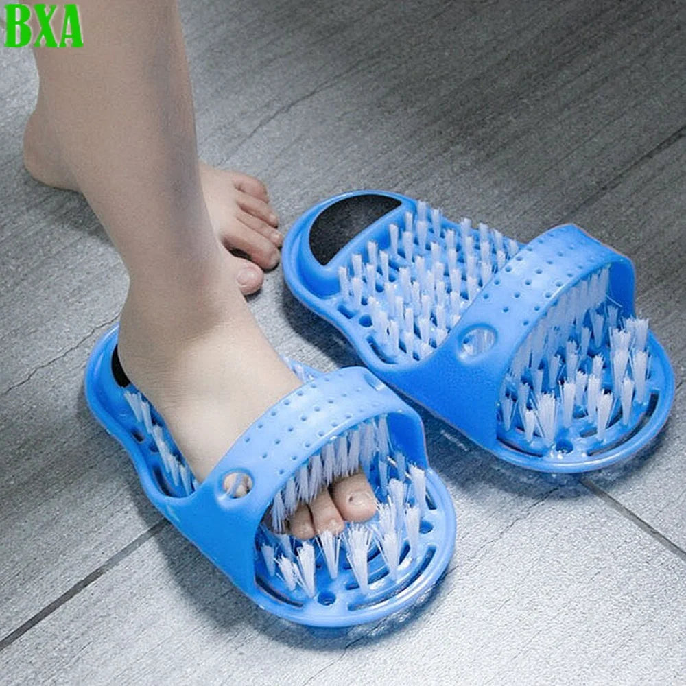 2PCS Cleaner Spa Exfoliating Washer Wash Slipper Bathroom Foot Brushes Remove Dead Skin Plastic Shower Foot Scrubber Massager