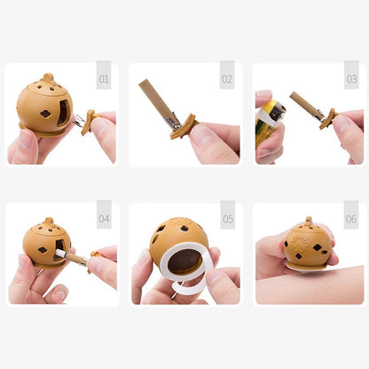 Cupping Massage Moxibustion Box Moxa Sticks Burner Acupuncture Point Therapy Women Gynaecopathia Heating Therapy Muscle Relax