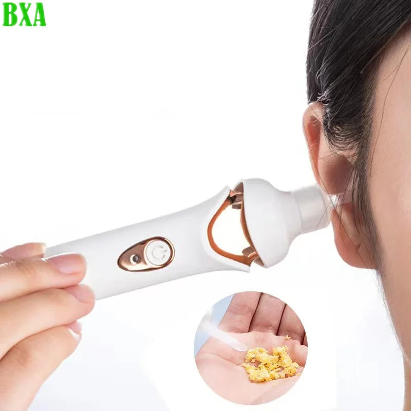 Electric Ear Cleaning Device LED Light Ear Pick Safe Vibration Painless Ear Cleaner To Remove Spiral Digging Wax Personal Care