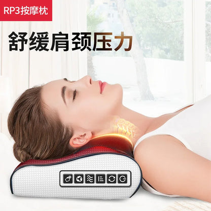 Cervical Massage Pillow Neck Massage Instrument Multifunctional Lumbar Back Household Cervical Pillow Shoulder Neck Massager