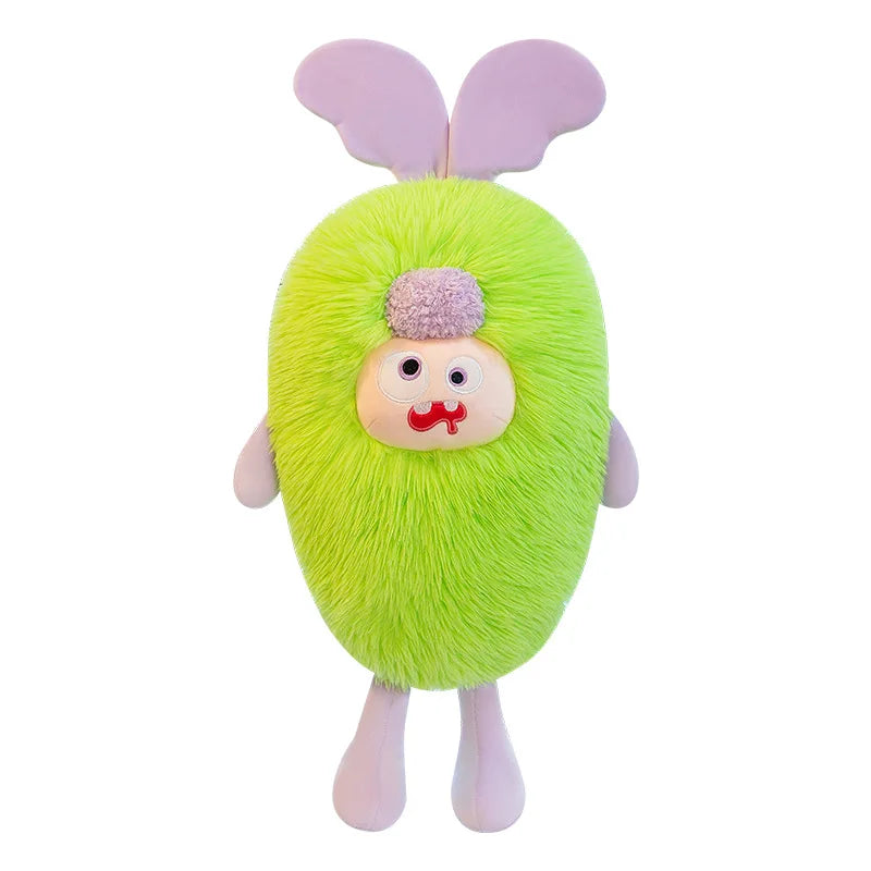 70cm New Monster Carrot Plush Toy Long Hair Monster Dolls Bed Sleeping Throwing Pillow Doll Kids Girlfriend Birthday Gift