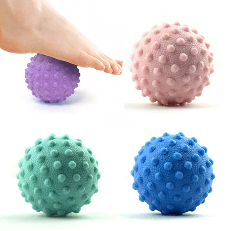 Durable TPE Spiky Massage Ball Trigger Point Sport Fitness Hand Foot Pain Relief Plantar Fasciitis Reliever Hedgehog 5cm Balls