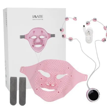 EMS Vibration Beauty Massager Facial SPA Face Mask Chin Cheek Lift Up Slimming Machine Anti-wrinkle Magnet Massage Mask