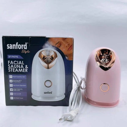 New Face Steamer Cold Hot Warm Double Spray Household Face Cleaning Beauty Salon Spray Hot Sprayer Makeup Face Steamer