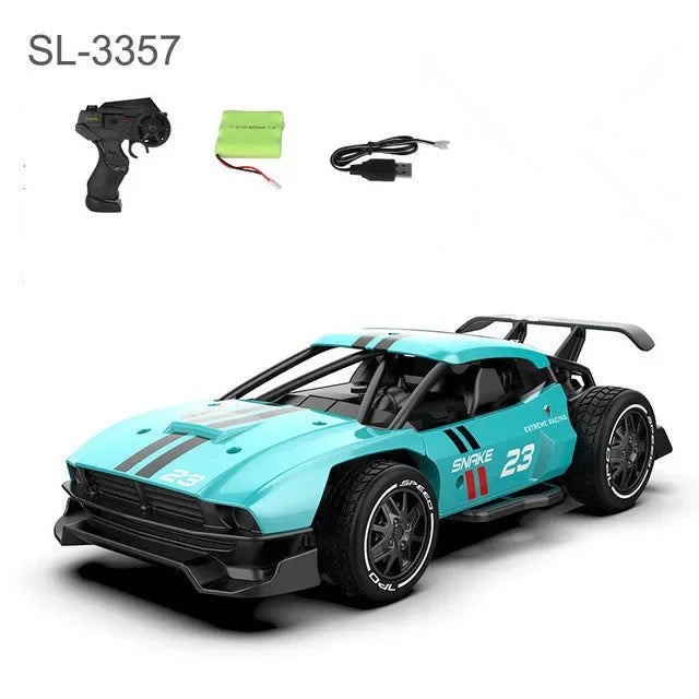 2.4G Off Road Radio Remote RC Metal Car 1/24 4WD RC Drift Racing Car Control Vehicle Electronic Remo Hobby Toys