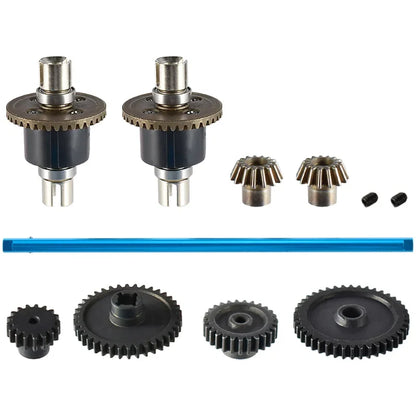 Wltoys 1/18 Front/Rear Complete Differential +Central Driving Shaft +Reduction Gear A949-B A959-B A969-B A979-B