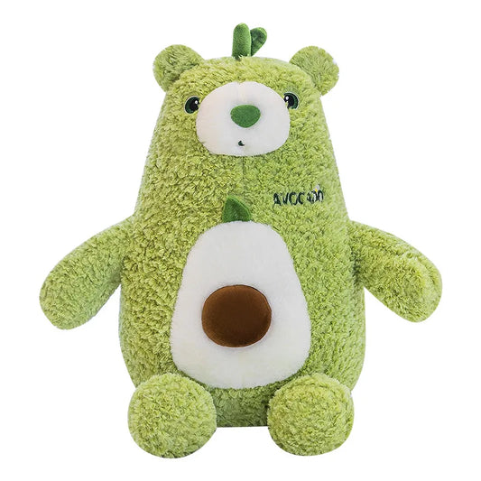 25-65cm Cute Avocado Bear Plush Toy Doll Comfortable Soft Sleeping Pillow Cushion Girls Baby Doll Toys Home Decor Birthday Gift