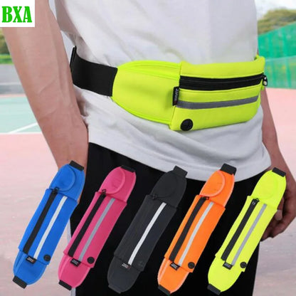 Running Waist Bag Sport Waterproof Waist Pack Close-Fitting Invisible Belt Outdoor Sports Bag Fitness Anti-Theft Phone Waist Bag