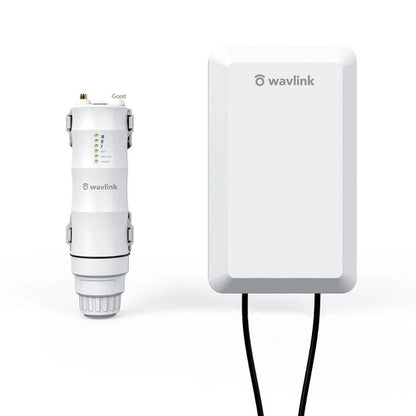 Wavlink High-Power Outdoor Wireless AP, Long-Range, Waterproof, with POE Supply and Directional Antenna