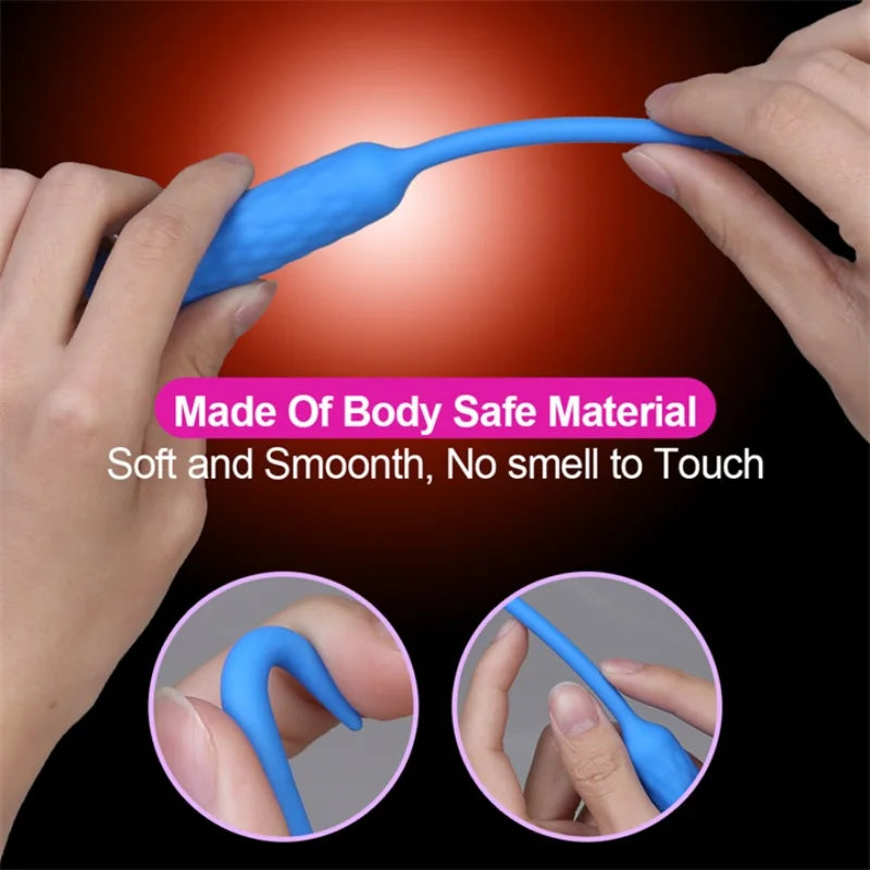 Urethral Sound Dilators Multi Speed Penis Plug Prostate Massager Male Ejaculation Delay Masturbator S&M Sex Toys for Men