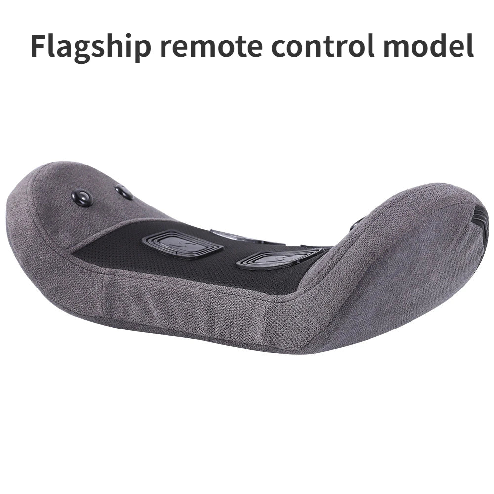 New Airbag Electric Waist Massager Lumbar Vibration Cushion Relief Pain Heating Relax Traction Therapy Back Body Massage