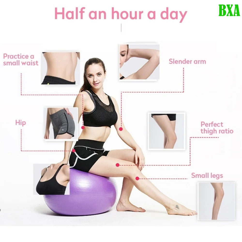 Max 330lb Sport Yoga Balls with Pump Balance Pilates Fitness Ball Gym Fitball Exercise Workout Fitness Pilate Ball Body Building