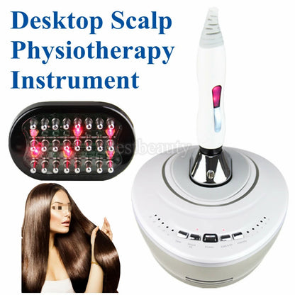 Hair Care Scalp Massager Portable EMS Micro-current Massage Hair Growth Therapy Machine Radiofrequency Vibrating Massage Release