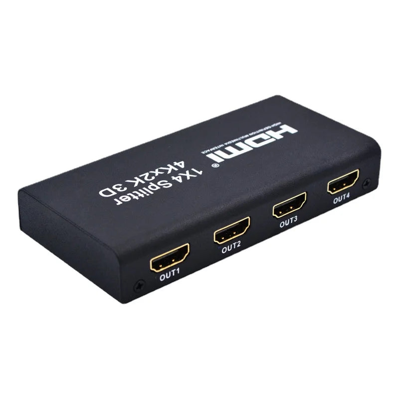 4K*2K HDMI Splitter - 1X4 HDMI Distribution Amplifier, High Definition, 3D Support, 1 Input 4 Output