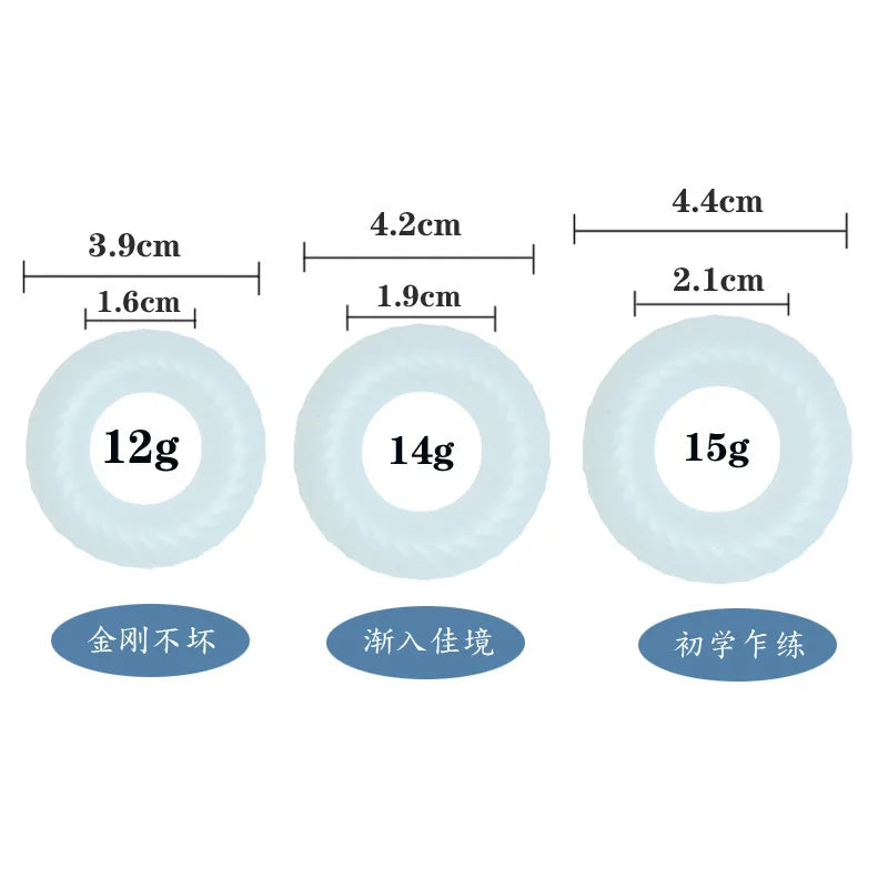 Thread Lock Sperm Ring Penile Couple Ring Silicone Adhesive Products Sexy Adult Products for Men