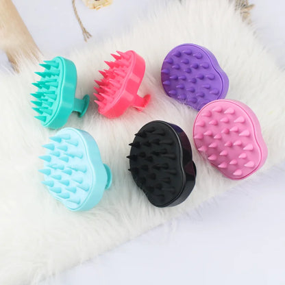 1PCS Soft Silicone Massage Comb Wet and Dry Scalp Hair Growth Massager Household Bath Shampoo Brush for Relax & Stress Relief