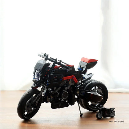 702PCS Technical MOC Ducati Diavel Motorcycle Building Blocks Assemble Motorbike High Tech Vehicle Toys Gifts For Children Boys