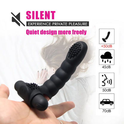 Soft Silicone USB charging 10-Frequency Vagina Clitoris G-Spot Stimulator Finger Vibrators Masturbator Sex Toys For Woman