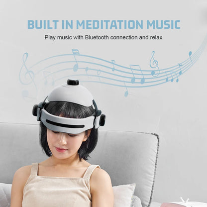 New Head Massage Device Air Bag Vibration Simulation Hand Massage Can Play Music To Soothe Headaches To Help Sleep Massager