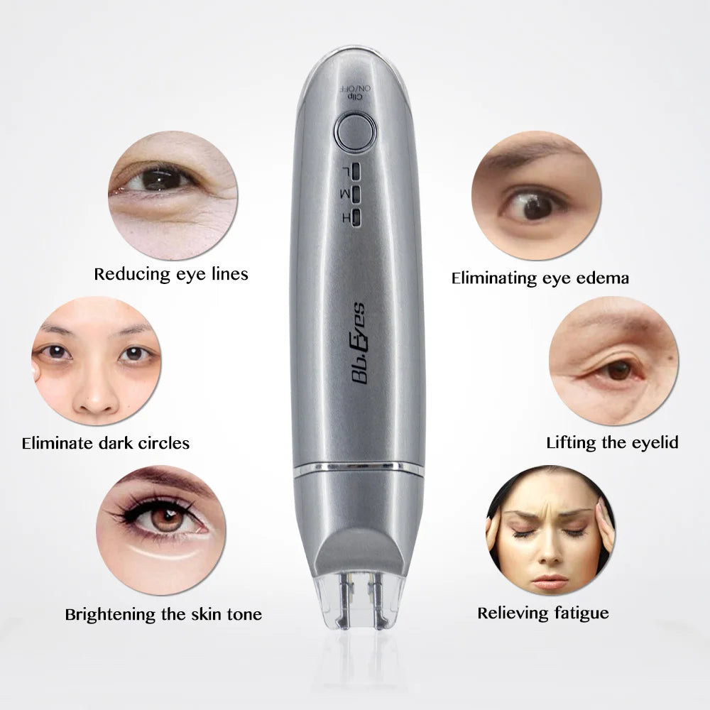 2 Head Bbeyes Eye Beauty Devices Mini Improves The Fine Lines For Dark Circles Eye Make Them Younger Cooperate Eye Massge Pen