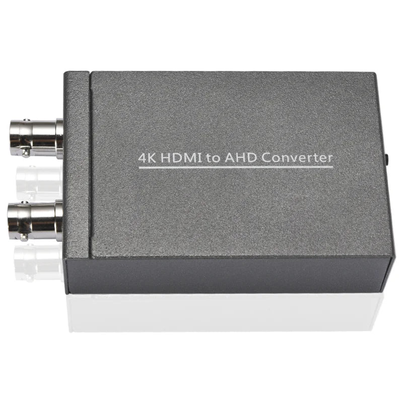 4K HDMI To AHD Converter, 1080P Coaxial Transcoding Adapter with HDMI To AHD Signal Output