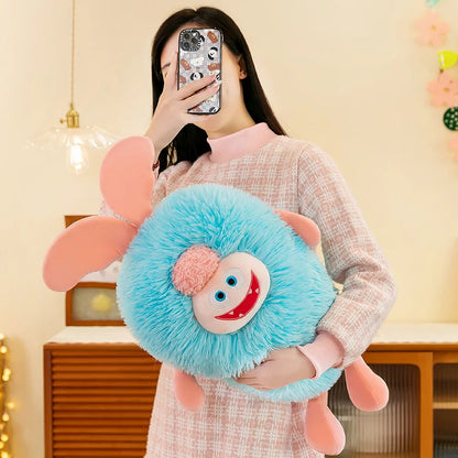 70cm New Monster Carrot Plush Toy Long Hair Monster Dolls Bed Sleeping Throwing Pillow Doll Kids Girlfriend Birthday Gift