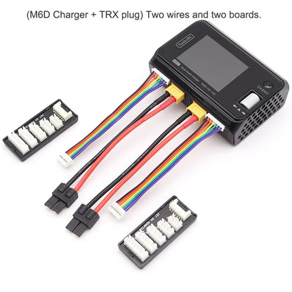 ToolkitRC M6D 15Ax2 DC Dual-channel Mini Charger Discharger for Output 1-6s Lipo LiHV Lion NiMh Pb Cell Checker Tester