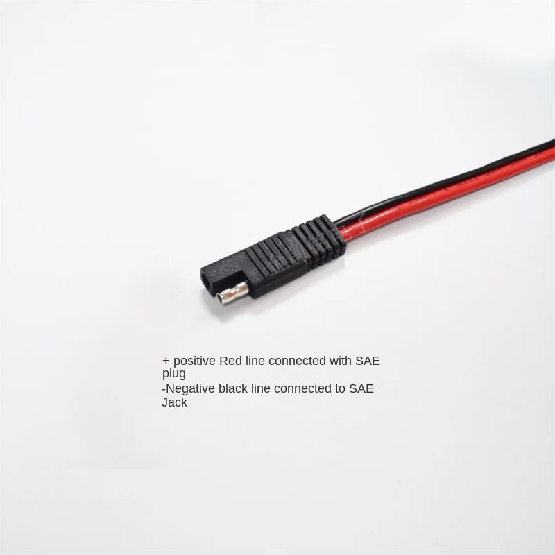 12AWG Pure Copper 3.3mm² Battery To Solar Panel SAE Extension Cable, 60cm