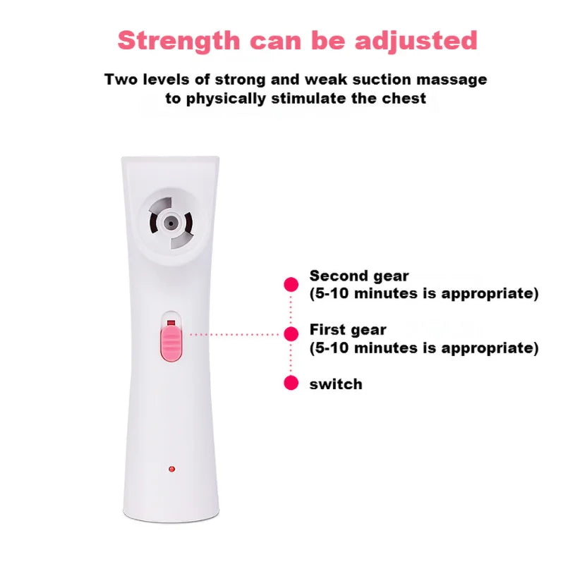 Professional Breast Massage Electromechanical Beauty Breast Enhancement Machine 2 Sizes of Vacuum Breast Pump Design Suction Cup