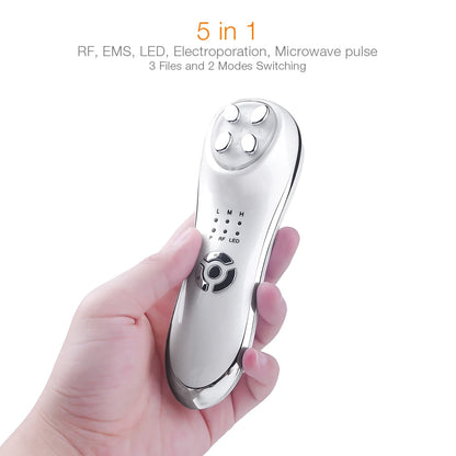 EMS Enhances Anti-aging Deep Cleaning Facial Care Beauty Machine Permanent Facial Vibratory Massager LED Photon Rejuvenation