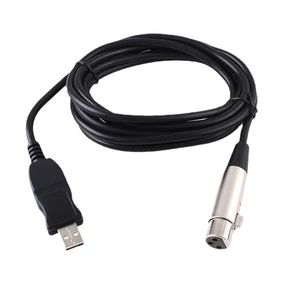 3m USB Microphone Cable, Micro USB Cable for Microphone Recording, Connect To Computer, 3m Computer Cable