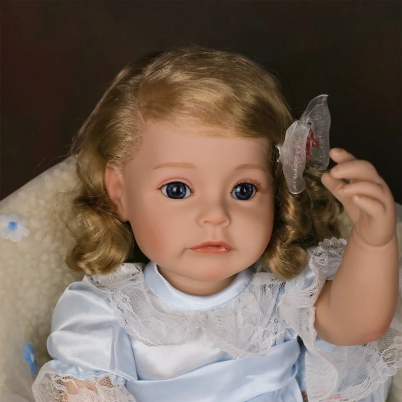 50CM Reborn Baby Dolls Newborn Baby Lifelike Doll Reborn Toddler Baby Girl Silicone Doll Collectible Art Reborn Doll Kit