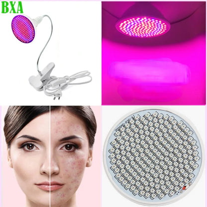 BXA 20W LED Red Light Photon Therapy Face Mask Beauty Instrument Facial SPA Acne Wrinkle Removal Skin Rejuvenation Anti Age