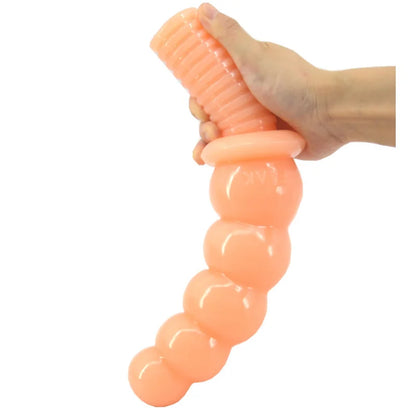 1PCS PVC Big 5-Balls 30cm Handle Butt Plug Anal Bead Anal Plug Anal Dildos Masturbator Sex Toys for Couple Men/Women