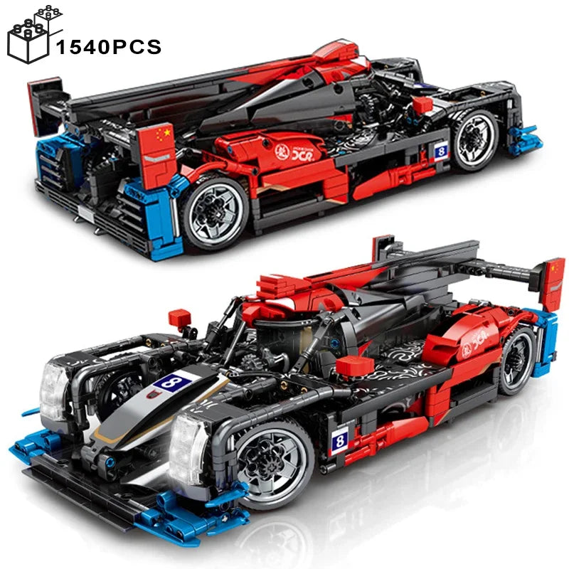 1540PCS Technical MOC DC Racing Formula Car Building Blocks Assemble Speed High-Tech Vehicle Bricks Toys For Adult